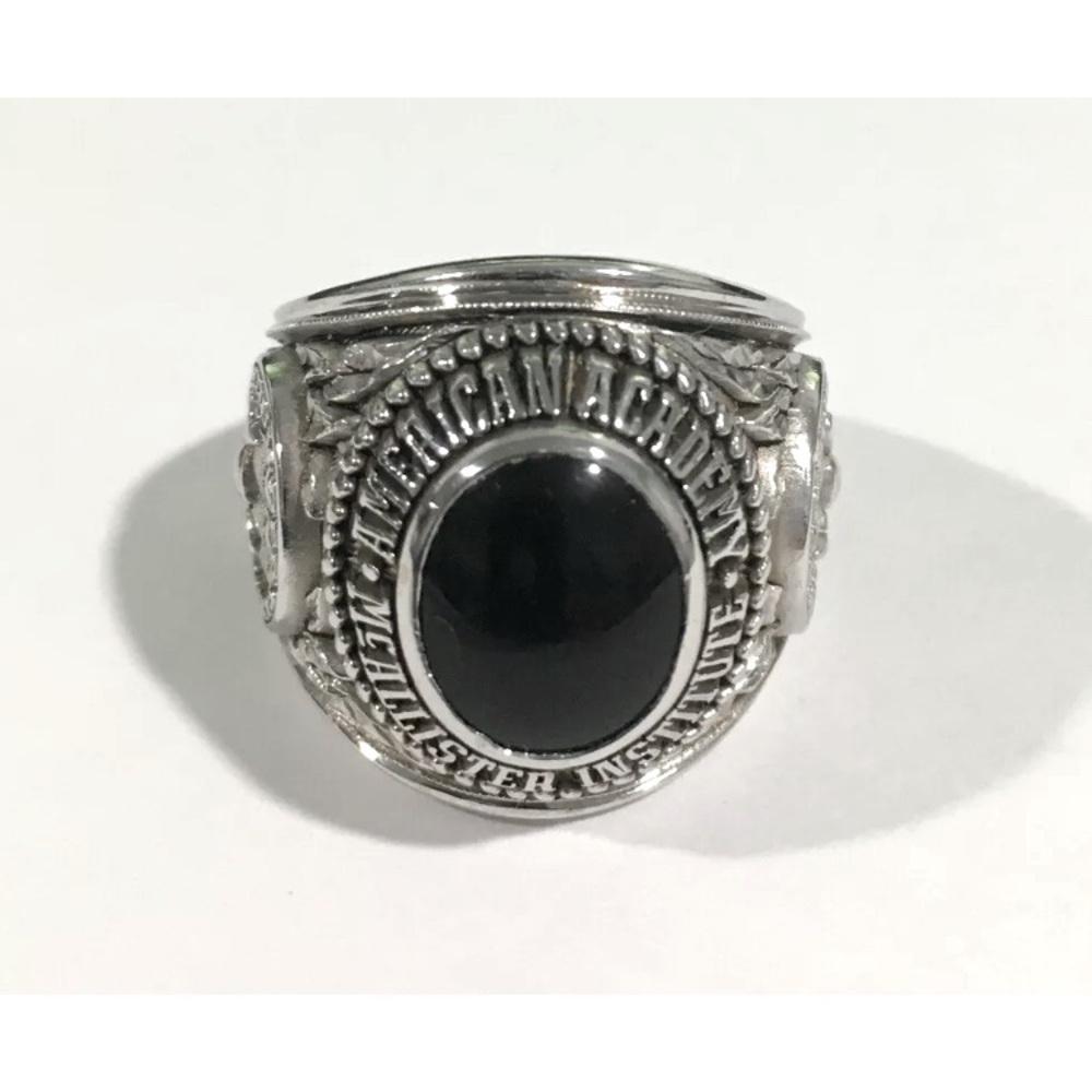 10k White Gold American Academy McAllister Ring